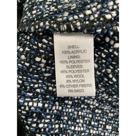 Banana Republic Wool Blend Fit and Flare Tweed Dress Size 14 - Picture 6 of 6